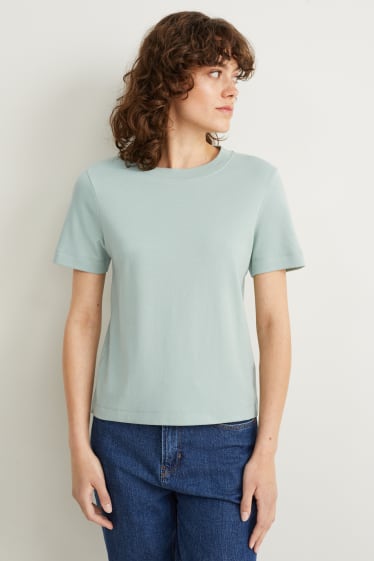 Donna - T-shirt - verde menta