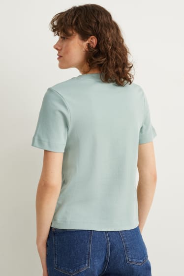 Donna - T-shirt - verde menta