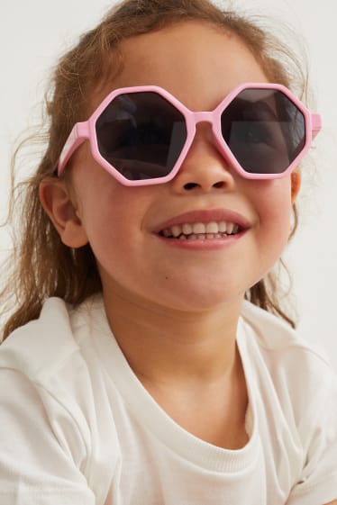 Dzieci - Okulary przeciwsłoneczne - jasnoróżowy