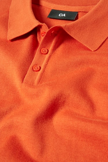 Pánské - Polokošile - oranžová