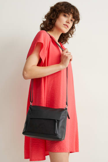 Femmes - Sac - synthétique - noir