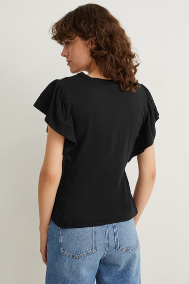 Damen - T-Shirt - schwarz