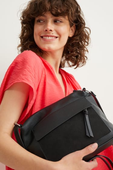 Femmes - Sac - synthétique - noir