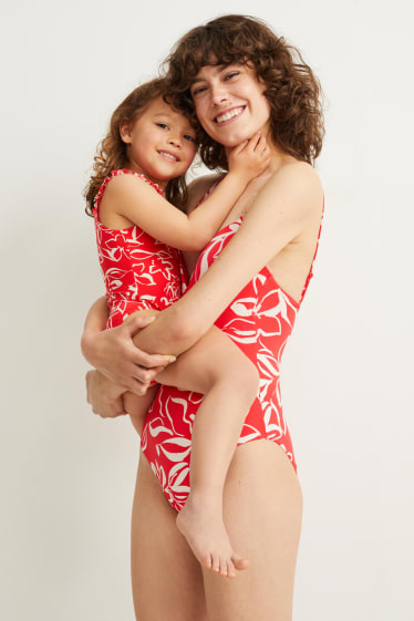 Femei - Costum de baie - vătuit - LYCRA® XTRA LIFE™ - roșu