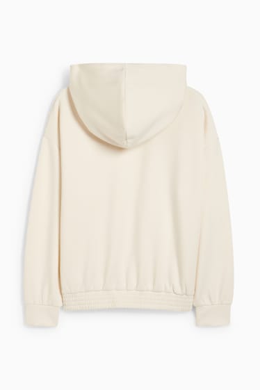 Kinder Mädchen - Hoodie - cremeweiss