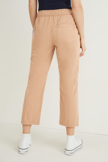 Dames - Pantalon - high waist - boyfriend - beige