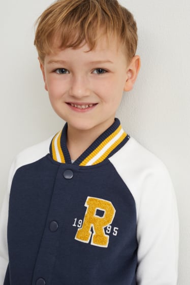 Kinderen: jongens - Collegejas - donkerblauw