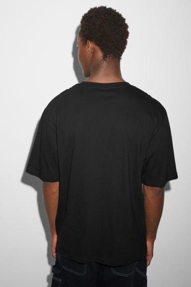 Uomo - T-shirt oversize - nero