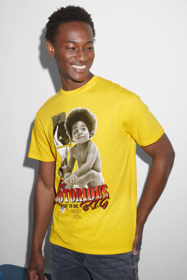 Uomo - T-shirt - The Notorious B.I.G. - giallo