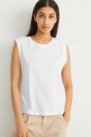 Femmes - Top basique - blanc