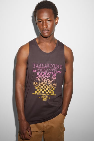 Herren - Tank Top - dunkelgrau