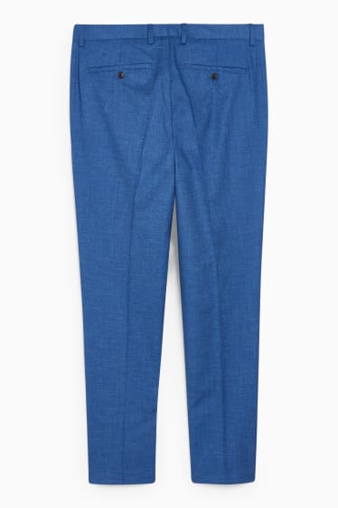 Hombre - Pantalón de vestir - colección modular - slim fit - LYCRA® - azul