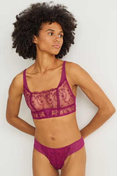 Donna - Bralette - porpora