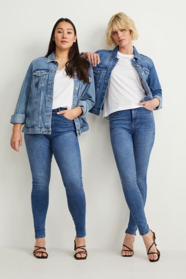Femmes - Skinny jean - high waist - LYCRA® - jean bleu