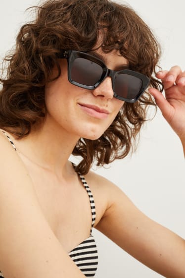 Damen - Sonnenbrille - schwarz