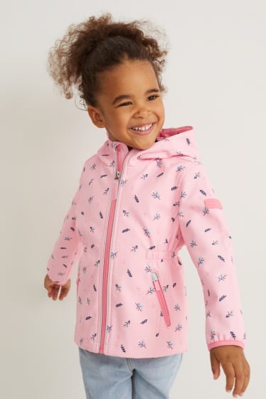 Nena - Jaqueta softshell amb caputxa - rosa