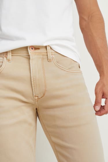Bărbați - Slim jeans - Flex - COOLMAX® - bej deschis