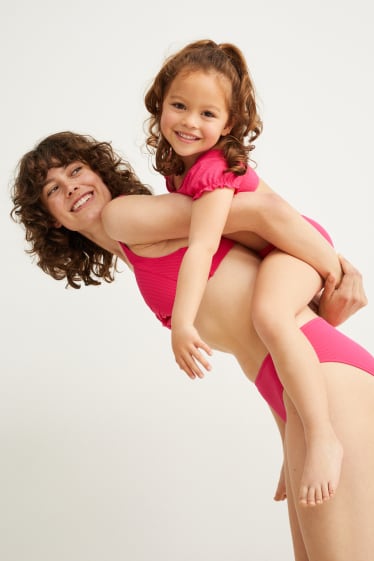 Kinderen: meisjes - Bikini - LYCRA® XTRA LIFE™ - 2-delig - fuchsiarood