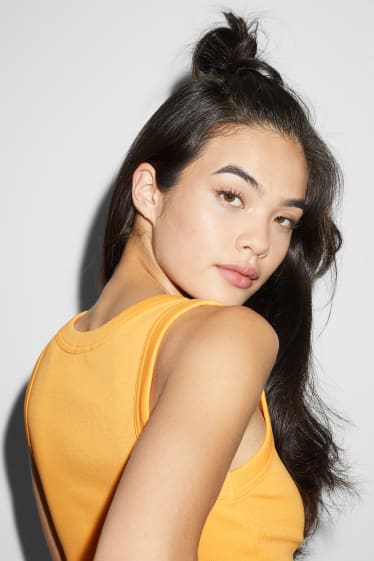 Damen - CLOCKHOUSE - Crop Top - orange