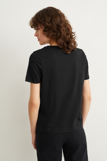 Femmes - T-shirt - noir