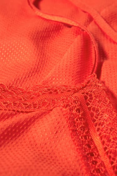 Femmes - Chemise de nuit - orange foncé