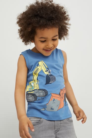 Enfants garçons - Lot de 2 - tops - bleu