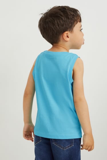 Children Boys - Sonic - vest top - light blue