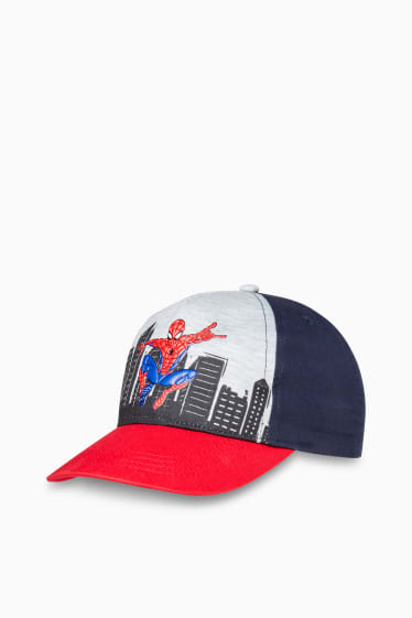 Enfants garçons - Spider-Man - casquette de baseball - bleu foncé