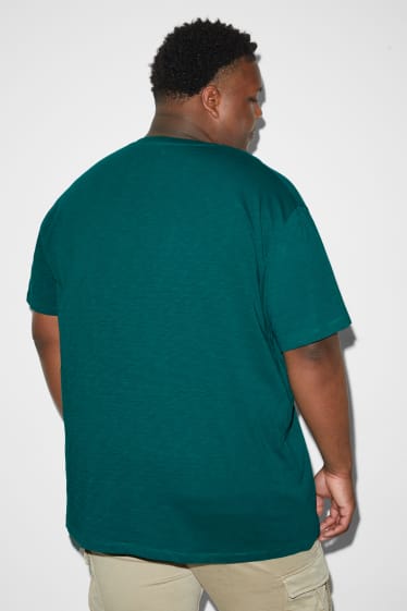 Uomo - T-shirt - verde scuro