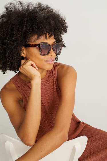 Damen - Sonnenbrille - braun