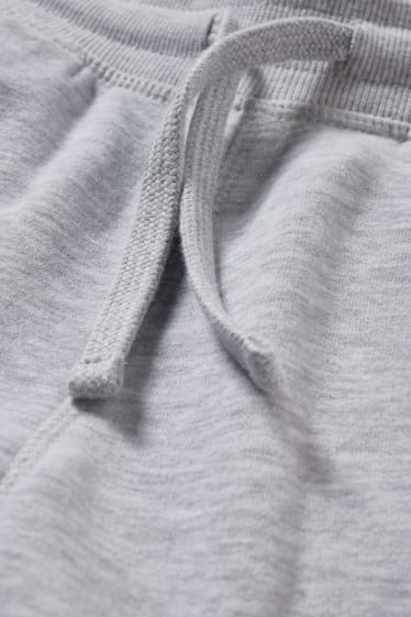 Children Boys - Sweat shorts - light gray-melange
