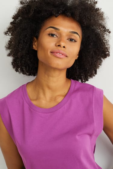 Dames - Basic top - paars
