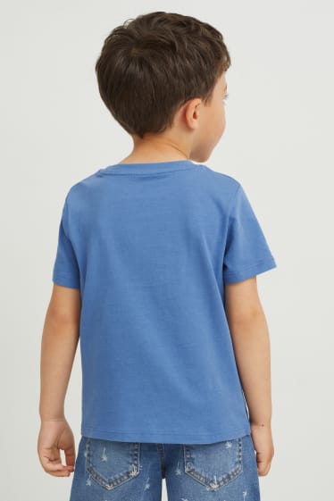 Kinder - Kurzarmshirt - blau