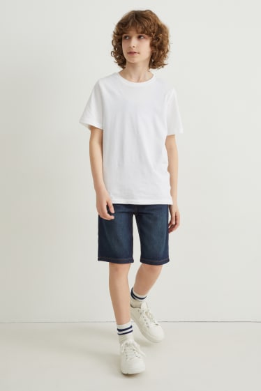 Bambini - Shorts di jeans - jeans blu scuro