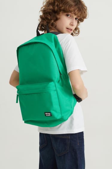 Kinder Jungen - Rucksack - grün