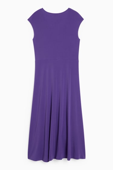 Damen - Fit & Flare Kleid - violett