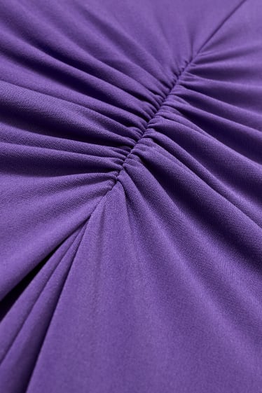 Damen - Fit & Flare Kleid - violett