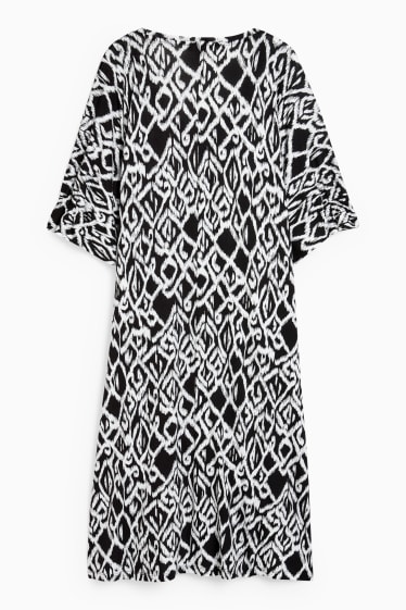 Femmes - Robe - à motif - blanc / noir