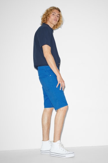 Heren - Korte spijkerbroek - LYCRA® - blauw