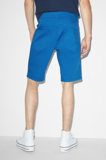 Men - Denim shorts - LYCRA® - blue