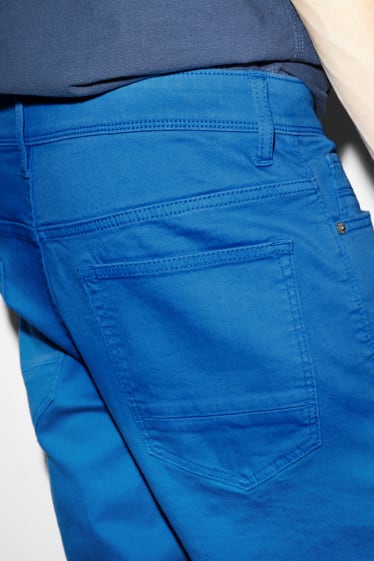 Men - Denim shorts - LYCRA® - blue