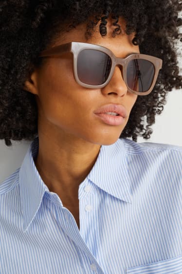 Kobiety - Okulary przeciwsłoneczne - brązowy