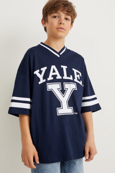 Kinderen - Yale University - T-shirt - donkerblauw