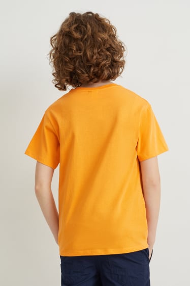 Children - Garfield - short sleeve T-shirt - orange