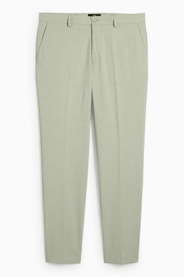 Heren - Broek uit het combi-systeem - slim fit - lichtgroen