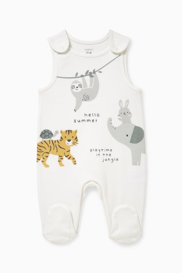 Baby: jongens - Boxpakje - 2-delig - wit