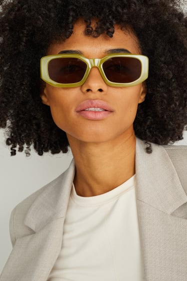 Damen - Sonnenbrille - grün
