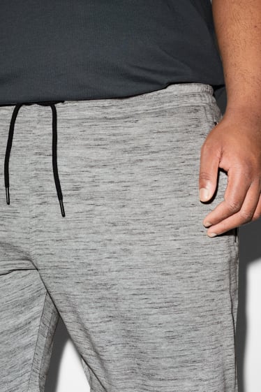 Herren - Sweatshorts - grau-melange