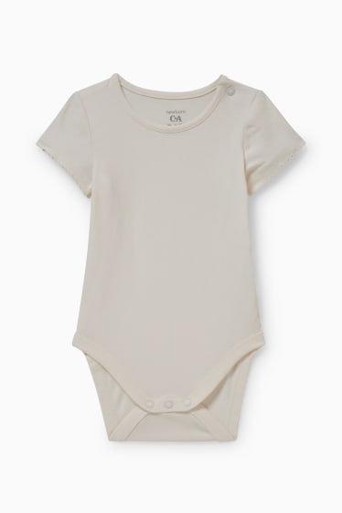 Baby Mädchen - Baby-Outfit - 3 teilig - cremeweiß