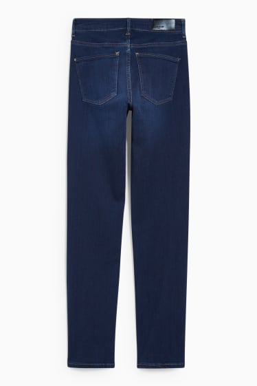 Damen - Straight Jeans - Mid Waist - LYCRA® - jeansblau